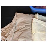 Large Collection of Assorted Bedding and Linens Various SZs Inc Queen