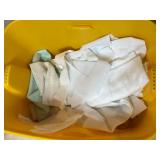 Collection of Quilting Batting and Fabric Offcuts