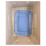 Collection of Various Storage Bins and Lids