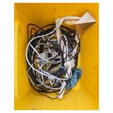 Assorted Electronic Cables and Power Adapters