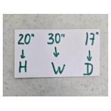 Large Collection of Assorted Sewing Thread and Quilting Guide in Wicker Storage Basket