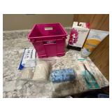 Assorted Bathroom Items and Hygiene Products Collection - all quantity contents unverified