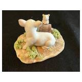 Framed Art Collection with Figurines and Seashell