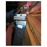 Assorted Clothing and Accessories with Suitcase and Bag and Wooden Coat/Clothes Rack!