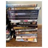 Large Collection of DVDs Including Downton Abbey, Big Bang Theory, and More
