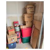 Assorted Holiday Decorations and Christmas Ornaments