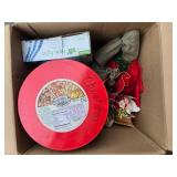 Assorted Holiday Decorations and Christmas Ornaments