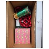 Assorted Holiday Decorations and Christmas Ornaments