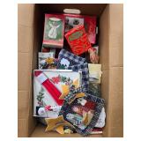 Assorted Holiday Decorations and Christmas Ornaments