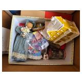 Assorted Holiday Decorations and Christmas Ornaments