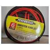 GE AM/FM Radio and Performax 6 Gauge Booster Cables Set