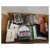 Large Collection of VHS Tapes, CDs, and Cassette Tapes
