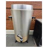 Vintage Coffee Dispenser, Storage Box with Sprayer, and Red Lantern Set