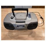 Philips AZ1010 Boombox with CD Radio Cassette Recorder