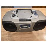Philips AZ1010 Boombox with CD Radio Cassette Recorder