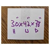 Solid Wood Dining Table with 6 Matching Chairs