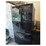 LG Black French Door Refrigerator with Bottom Freezer