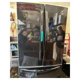LG Black French Door Refrigerator with Bottom Freezer