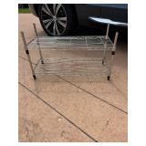 Set of 3 Metal Wire Shelving Units for Storage
