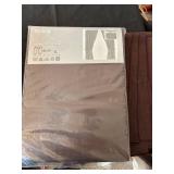Set of 2 Sealed Curtain Panels - Patterned and Solid Design
