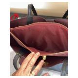 New Coach Leather Tote Bag with Dust Bag