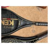 Collection of 3 Vintage Tennis Rackets: Wilson, Pro Kennex, Prince