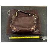 Like New Coach Brown Leather Handbag with Dust Bag