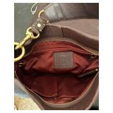 Like New Coach Brown Leather Handbag with Dust Bag
