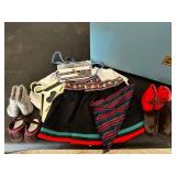 Vintage Pleasant Company American Girl Kirsten Doll with American Girl Trunk, Accessories and Furniture