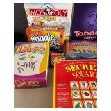 Collection of Family Board Games and Puzzles