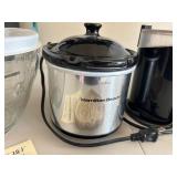 Kitchen Appliance Set with Glass Mixing Bowl, Slow Cooker, Coffee Grinder, Sunbeam Crock and Cookie Mold