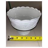E.O. Brody Company Milk Glass Compote Vase