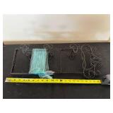 Wrought Iron Wine Rack Holder with Ornate Design