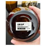 Set of 8 IKEA Decorative Glass Vases in Various Colors