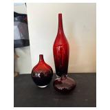 Set of 8 IKEA Decorative Glass Vases in Various Colors