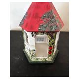 Decorative Birdhouse, Ceramic Utensil Holder & Inspirational Candle Holder