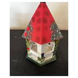 Decorative Birdhouse, Ceramic Utensil Holder & Inspirational Candle Holder