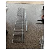 Collection of Metal Wire Storage Baskets and Shelves