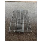 Collection of Metal Wire Storage Baskets and Shelves