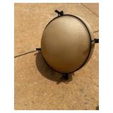 Used Ceiling Light Fixture with Frosted Glass Shade