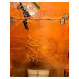 Solid Antique Mahogany Double Pedestal Dining table with Three Leaves and a Set of 6 Vintage Dining Table with 6 Ladder Back Dining Chairs, 5 Side Chairs and 1 Armchair