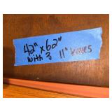 Solid Antique Mahogany Double Pedestal Dining table with Three Leaves and a Set of 6 Vintage Dining Table with 6 Ladder Back Dining Chairs, 5 Side Chairs and 1 Armchair