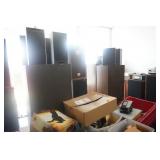 Large Lot of Stereo/Audio Equipment
