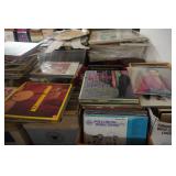 Several Boxes of LP Music Records From Various Artists