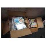 2 Boxes Uncut and Trouser Press Vintage Themed Music Magazines