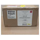 Glass Semi Flushmount Ceiling Light Black