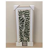 (Set of 3) 12"x28" Modern Seaweed Framed Arts Naturals
