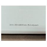 (Set of 2) 24" x 30" Textured Fabric Framed Wall Art - Burlap