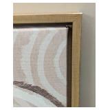 23" x 33" Neutral Woven Baskets II by Flora Kouta Framed Canvas Wall Art Print