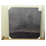 36" x 36" Moody Landscape Framed Wall Art